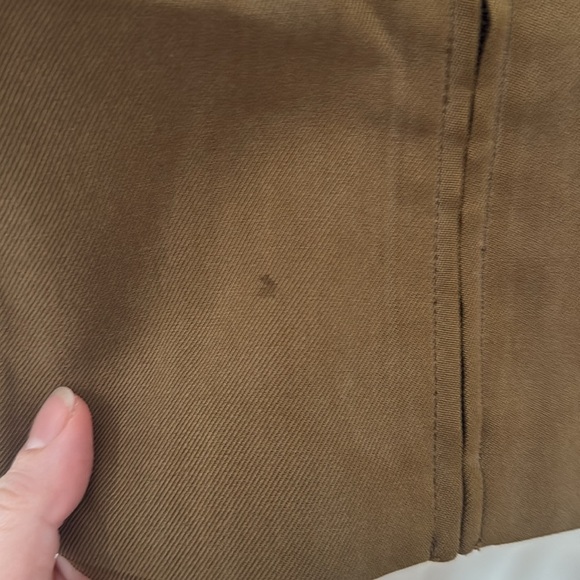 Studio G Tan Silk Jacket size 6 - Picture 3 of 4